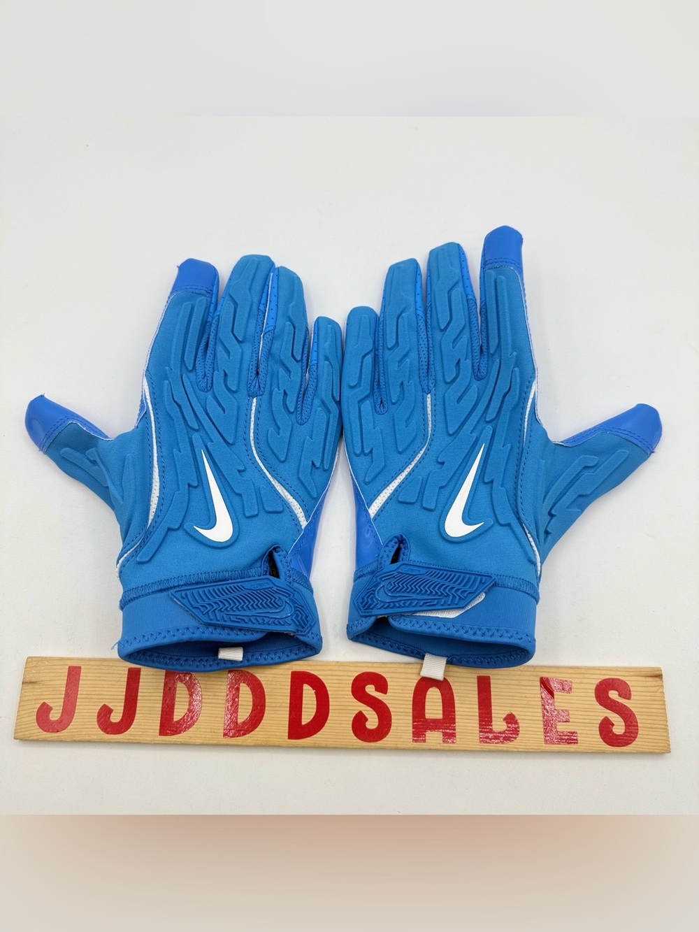 Nike Superbad 7.0 Padded NFL Football Gloves Light Blue Men’s Sz XL NEW